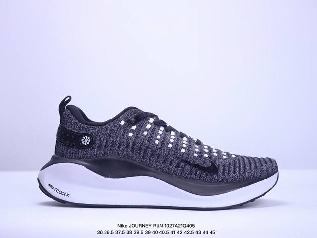 公司级Nike耐克 JOURNEY RUN 夏季新品男子款公路透气缓震跑步鞋 货号:FN0228-101 尺码:35.5 36 36.5 37.5 38 38.