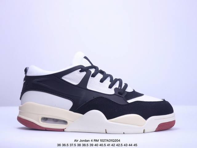 Nike Air Jordan 4 RM 防滑 低帮 复古篮球鞋 橡胶耐磨防滑大底 原档案原楦数据开发 原盒配件 原厂中底钢印 正确版本 货号:FQ7940-2