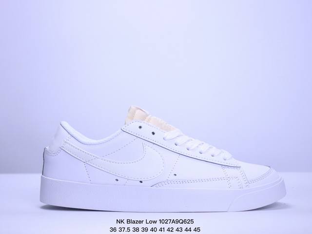 真标NK Blazer Low‘77 Jumbo 经典百搭低帮开拓者休闲运动板鞋 货号:DA6364-101 尺码:36-45 XM1027Q625