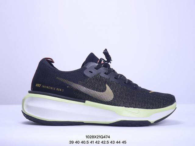 耐克NIKE ZOOMX INVINCIBLE RUN FK3 短跑马拉松系带系列轻量休闲运动慢跑鞋 货号：DR2660-400 尺码：如图所示 XM1028Q