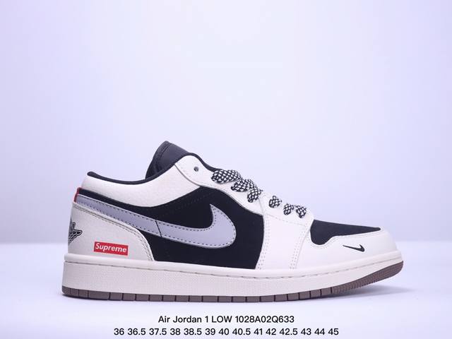 乔1Jordan Air Jordan 1 LOW SE BLACK CAT 防滑耐磨 低帮 复古篮球鞋 XM1028Q633