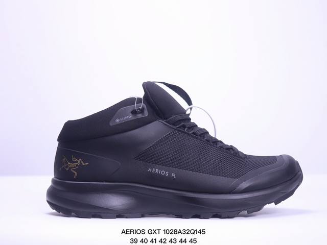 公司级 始祖鸟 ARC’TERYX AERIOS GXT登山靴 防水加强版男士系列加强版户外防水帮登山鞋徒步鞋 轻量支撑长距离越野跑鞋 轻便透气户外运动鞋 耐磨