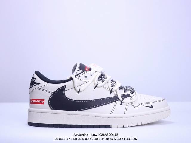 海外爆款限量发售！公司级 Travis Scott x Fragment Design x Jordan Air Jordan 1 Low OG SP “Sup