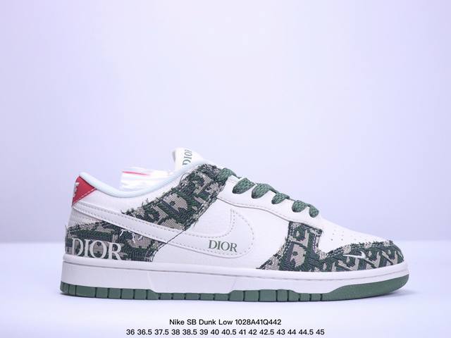 耐克Nike Dunk Low 此款主张打破传统的工业化流水线设计限制，以Made by ideas的超级创意为理念，集结众多潮流设计师，结合时下最ing潮流风