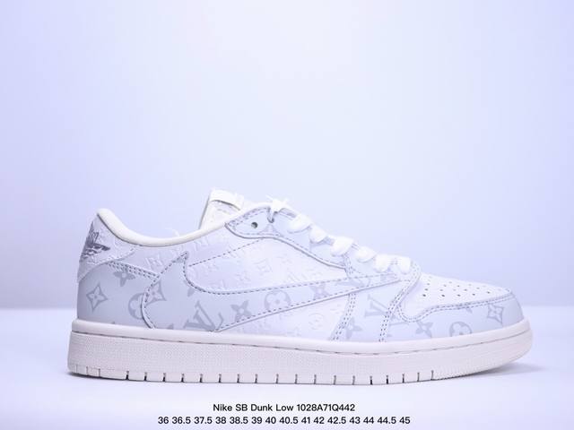 LV x Nike 此款主张打破传统的工业化流水线设计限制，以Made by ideas的超级创意为理念，集结众多潮流设计师，结合时下最ing潮流风尚，为潮流爱