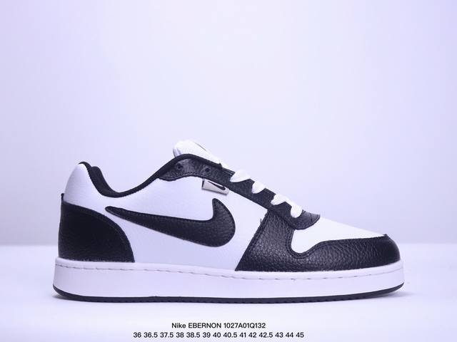 耐克Nike EBERNON LOW PREM 休闲运动板鞋 低帮百搭透气休闲运动板鞋，经典耐用的设计，兼顾舒适脚感和出众风范，演绎匠心之作。结构性的支撑贴合感