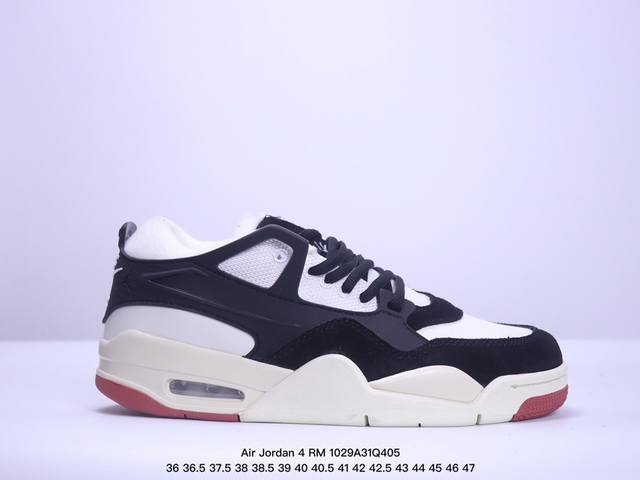 真标Nike Air Jordan 4 RM 防滑 低帮 复古篮球鞋 货号:FQ7939-004 尺码:36 36.5 37.5 38 38.5 39 40 4