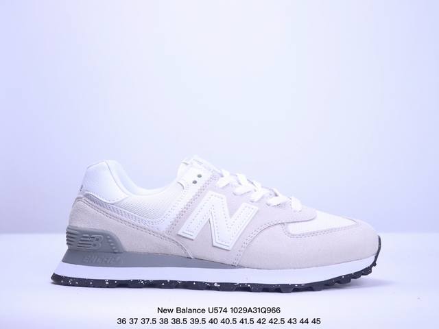 公司级升级原楦开发纸版版型#全新574升级版来啦！NB新百伦New Balance U574升级版系列低帮复古休闲运动慢跑鞋 货号:ML574EVG 尺码:36