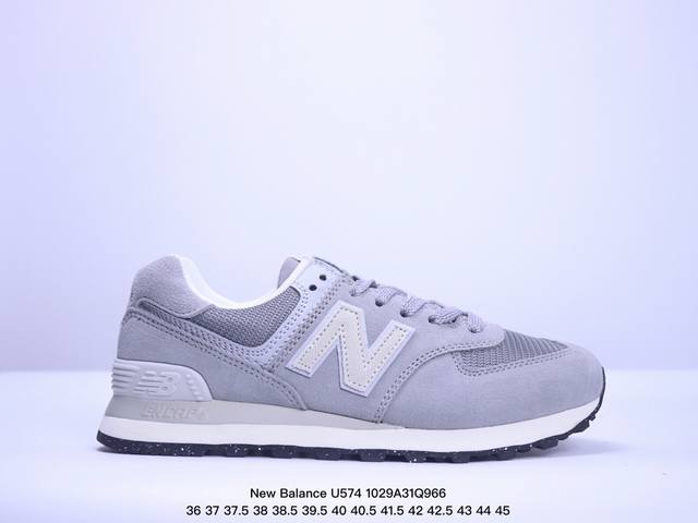 公司级升级原楦开发纸版版型#全新574升级版来啦！NB新百伦New Balance U574升级版系列低帮复古休闲运动慢跑鞋 货号:ML574EVG 尺码:36