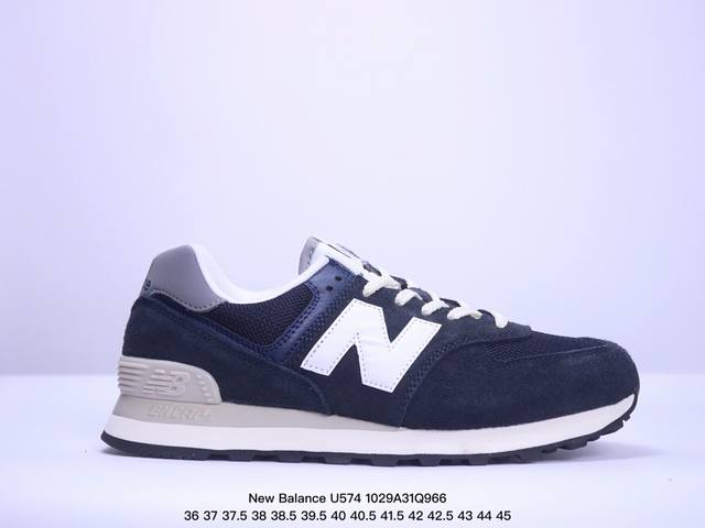 公司级升级原楦开发纸版版型#全新574升级版来啦！NB新百伦New Balance U574升级版系列低帮复古休闲运动慢跑鞋 货号:ML574EVG 尺码:36