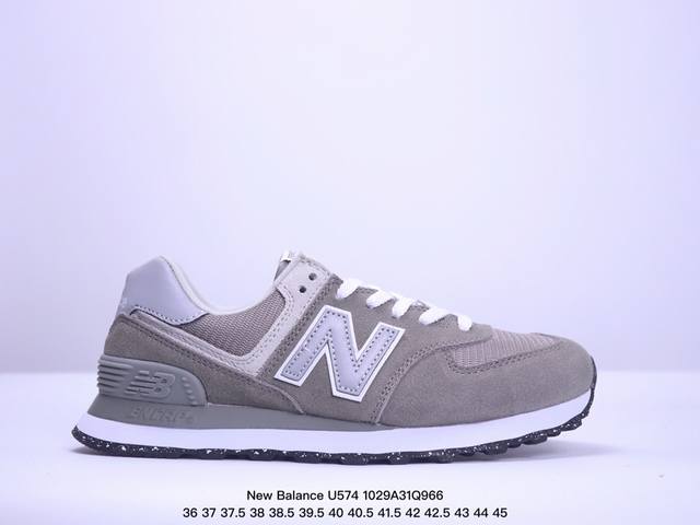 公司级升级原楦开发纸版版型#全新574升级版来啦！NB新百伦New Balance U574升级版系列低帮复古休闲运动慢跑鞋 货号:ML574EVG 尺码:36