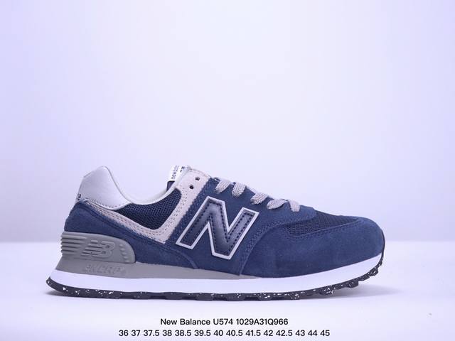 公司级升级原楦开发纸版版型#全新574升级版来啦！NB新百伦New Balance U574升级版系列低帮复古休闲运动慢跑鞋 货号:ML574EVG 尺码:36