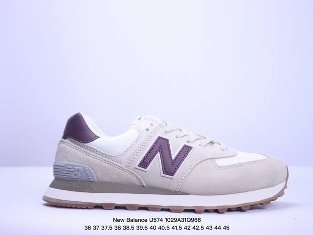 公司级升级原楦开发纸版版型#全新574升级版来啦！NB新百伦New Balance U574升级版系列低帮复古休闲运动慢跑鞋 货号:ML574EVG 尺码:36