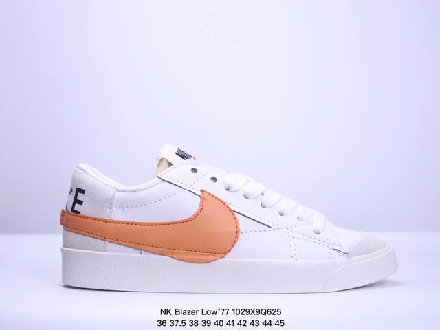 真标NK Blazer Low‘77 Jumbo 经典百搭低帮开拓者休闲运动板鞋 货号:DQ8769-100 尺码:36-45 XM1029Q625