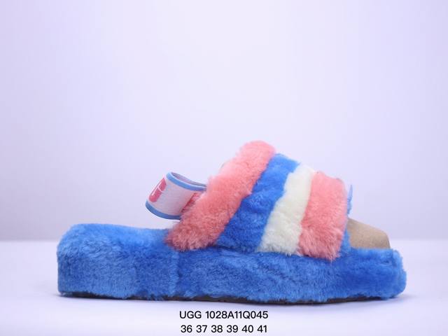 UGG 雪地靴 女鞋广东原产，采用TPU模压定型翻毛皮鞋面材质，内嵌人造卷曲羊毛毛绒里衬和鞋垫,保暖锁热，选用17毫米UGGPURE 植入式羊毛里衬与可拆卸的U