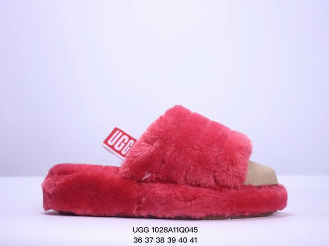 UGG 雪地靴 女鞋广东原产，采用TPU模压定型翻毛皮鞋面材质，内嵌人造卷曲羊毛毛绒里衬和鞋垫,保暖锁热，选用17毫米UGGPURE 植入式羊毛里衬与可拆卸的U