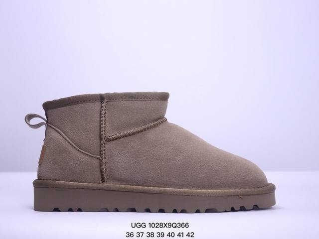 UGG Classic Ultra Mini 冬季加毛保暖雪地靴 皮毛一体短靴 XM1028Q366