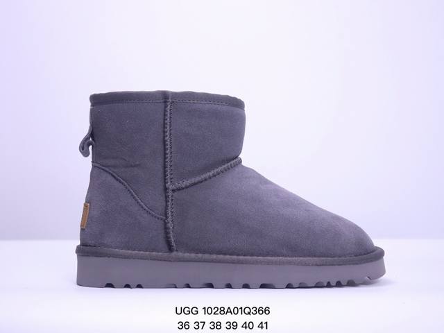 UGG Classic Ultra Mini 冬季加毛保暖雪地靴 皮毛一体短靴 XM1028Q366