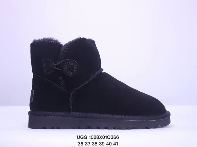 UGG 1116109 Classic Ultra Mini 冬季加毛保暖雪地靴 皮毛一体短靴 XM1028Q366