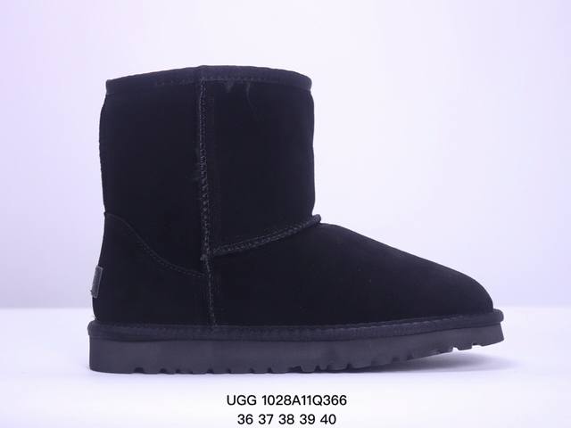 UGG 1116109 Classic Ultra Mini 冬季加毛保暖雪地靴 皮毛一体短靴 XM1028Q366