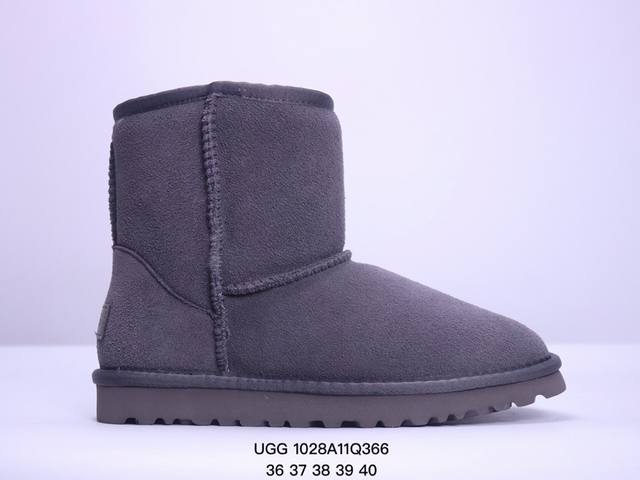 UGG 1116109 Classic Ultra Mini 冬季加毛保暖雪地靴 皮毛一体短靴 XM1028Q366