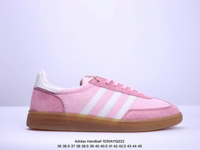 Adidas Handball Spezial 三叶草手球特别版圣帕特里克节联名款 全鞋采用yezzy500一样的皮料 灯芯绒皮面材质 特殊工艺技术 原盒包装