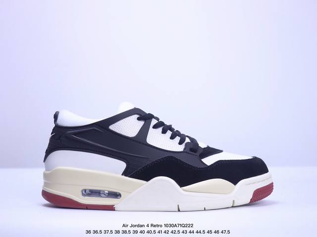 公司级AJ4 Air Jordan 4 Retro ” Infrared “ AJ4乔4 男子文化篮球鞋 大厂出品 主力合作工厂 全新模具开发 纯正4代正确鞋型