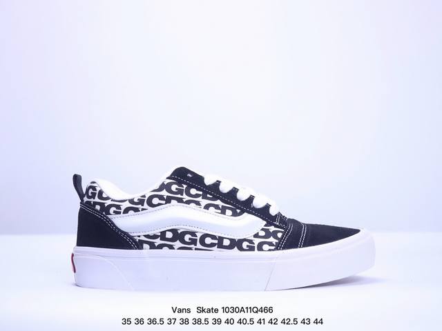 Vans Skate Classics Old Skool 灰白经典 安纳海姆侧边棋盘格男女专业滑板鞋，鞋垫升级采用可弹性材料，可拆换，脚感舒适区别普通鞋垫，高