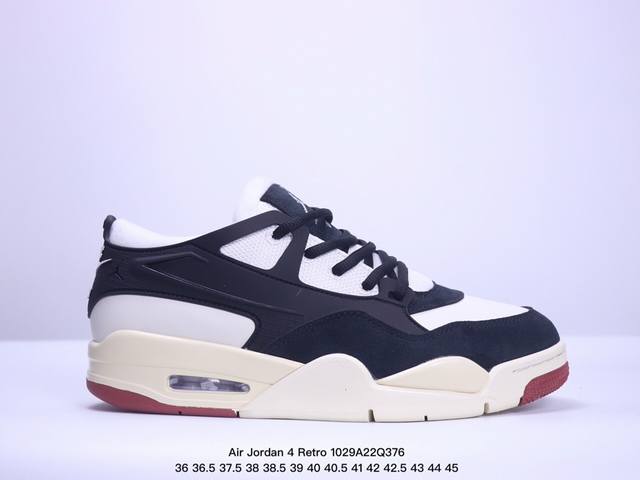 公司级AJ4 Air Jordan 4 Retro ” Infrared “ AJ4乔4 男子文化篮球鞋 大厂出品 主力合作工厂 全新模具开发 纯正4代正确鞋型