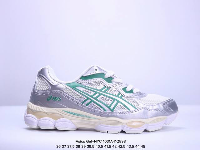 Asics 亚瑟士 男女鞋真标半码制，升级原楦原纸版开发，采用牛剖革组合网眼布鞋面材质，后跟和前掌嵌入GEL胶缓震,轻质发泡材料组合耐磨橡胶外底又一双 鞋圈黑马