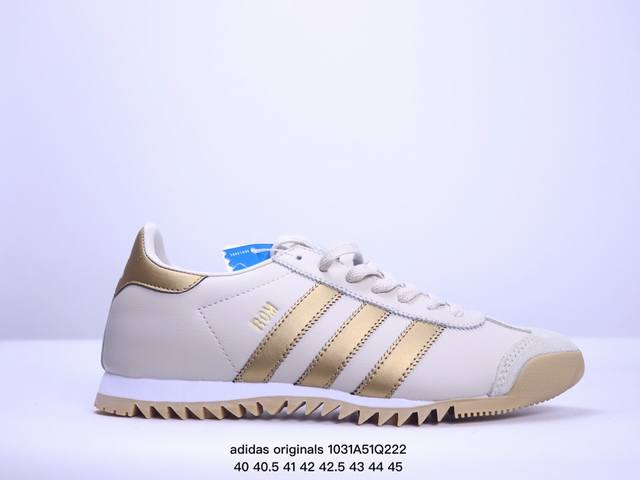 adidas originals Training Spzl 运动舒适耐磨低帮 生活休闲鞋男女同款黑白色