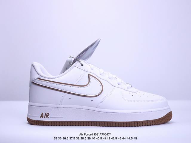 Air Force1 空军一号休闲运动板鞋 原装级别 原楦头原纸板 内置Sole全掌气垫 打造纯正空军版型 专注外贸渠道 原盒配件 原厂中底钢印、拉帮完美 货号