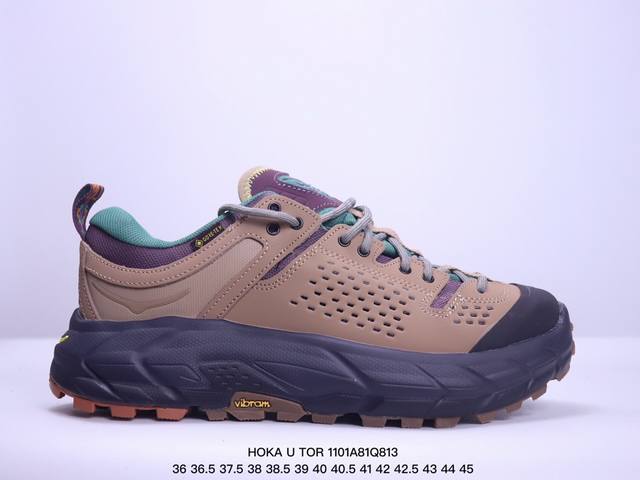 公司级小红书推荐HOKA U TOR ULTRA LO 全新配色 这个品牌来自于新西兰的毛利语，HOKA表示大地，ONE ONE表示飞越，连起来就是飞越地平线，