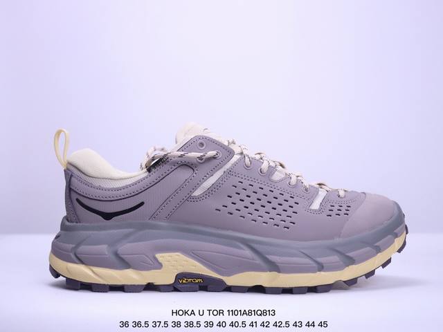 公司级小红书推荐HOKA U TOR ULTRA LO 全新配色 这个品牌来自于新西兰的毛利语，HOKA表示大地，ONE ONE表示飞越，连起来就是飞越地平线，