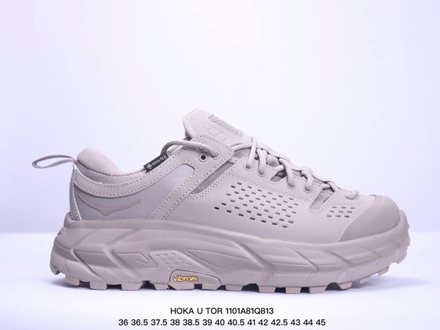 公司级小红书推荐HOKA U TOR ULTRA LO 全新配色 这个品牌来自于新西兰的毛利语，HOKA表示大地，ONE ONE表示飞越，连起来就是飞越地平线，