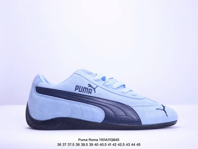 Puma Roma M Motorsport 彪马罗马阿莫尔系列低帮复古运动休闲赛车跑鞋 列 黑色 全球知名运动品牌PUMA宝马赛车系列，融合了宝马车队的标志性