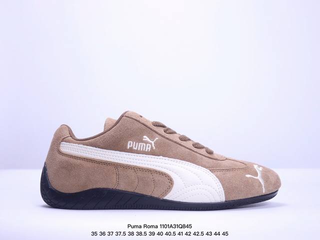 Puma Roma M Motorsport 彪马罗马阿莫尔系列低帮复古运动休闲赛车跑鞋 列 黑色 全球知名运动品牌PUMA宝马赛车系列，融合了宝马车队的标志性