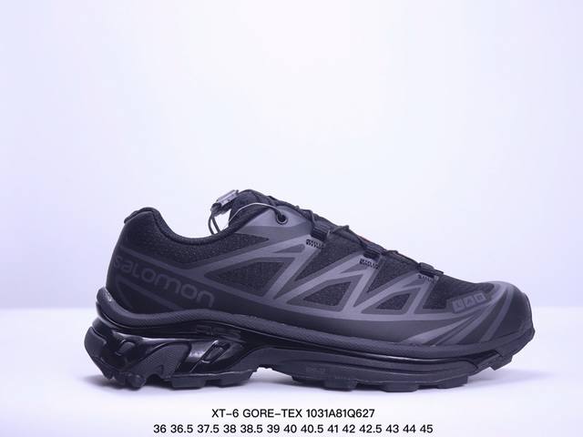 SALOMON萨洛蒙 XT-6 GORE-TEX 百搭舒适 低帮 户外功能鞋 XM1031Q627