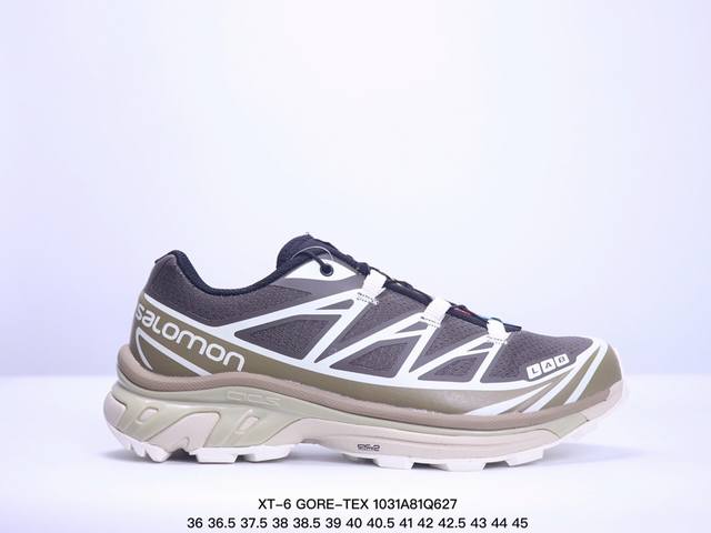 SALOMON萨洛蒙 XT-6 GORE-TEX 百搭舒适 低帮 户外功能鞋 XM1031Q627