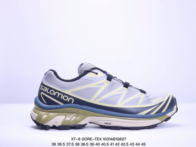 SALOMON萨洛蒙 XT-6 GORE-TEX 百搭舒适 低帮 户外功能鞋 XM1031Q627