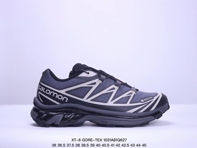 SALOMON萨洛蒙 XT-6 GORE-TEX 百搭舒适 低帮 户外功能鞋 XM1031Q627