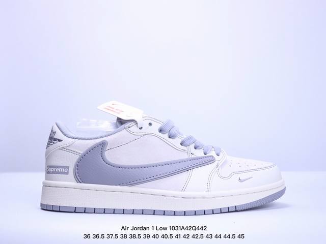 海外爆款限量发售！公司级 Travis Scott x Fragment Design x Jordan Air Jordan 1 Low OG SP “斯图西