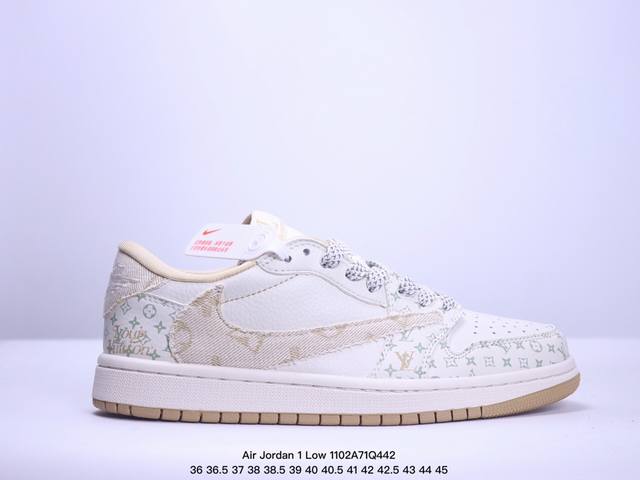 海外爆款限量发售！公司级 Travis Scott x Fragment Design x Jordan Air Jordan 1 Low OG SP LV联名