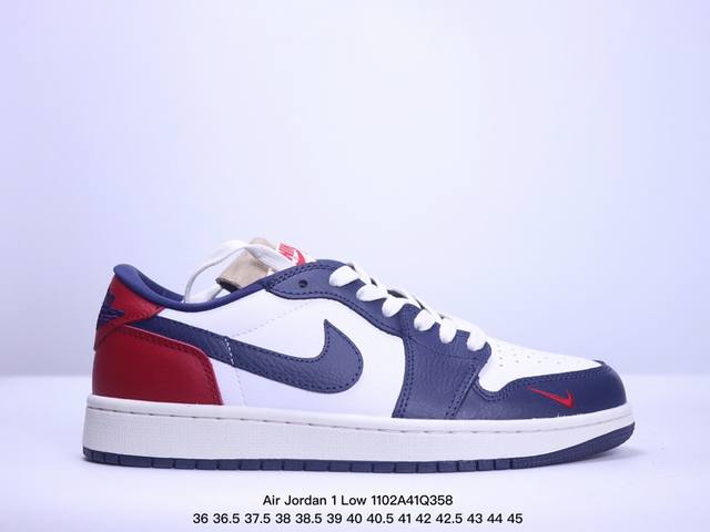 公司级Nike Air Jordan 1 Low AJ1乔1低帮休闲板鞋 同步官方配色 头层皮打造 正确满胶鞋垫 四线拉帮 原厂织唛标 鞋舌高弹海绵填充 官方货