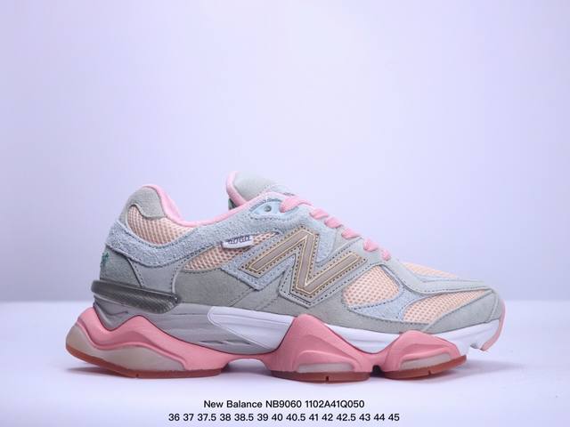 公司级Joe Freshgoods x New Balance NB9060 联名款 复古休闲运动慢跑鞋 鞋款灵感源自设计师本人对夏日的怀日回忆。鞋面大身由空间