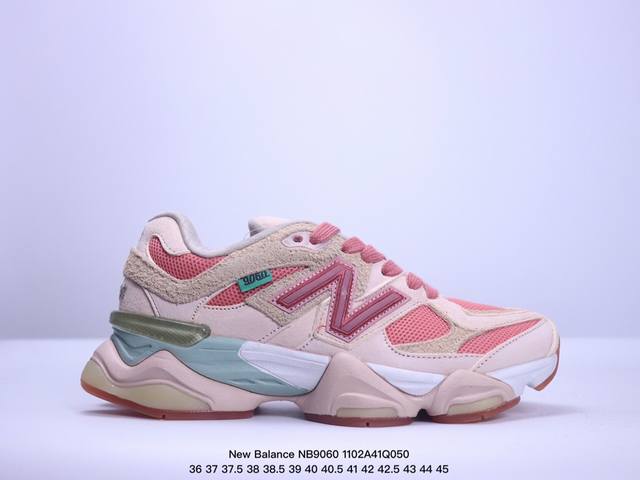 公司级Joe Freshgoods x New Balance NB9060 联名款 复古休闲运动慢跑鞋 鞋款灵感源自设计师本人对夏日的怀日回忆。鞋面大身由空间