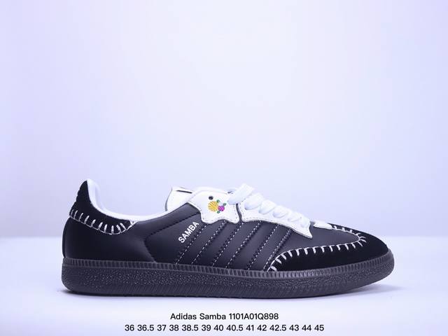 公司级阿迪达斯三叶草Adidas Originals Samba OG 桑巴舞系列绅士德训足球风百搭低帮休闲运动板鞋 货号:JI3931 尺码:36 36.5