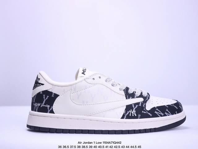 海外爆款限量发售！公司级 Travis Scott x Fragment Design x Jordan Air Jordan 1 Low OG SP MLB联