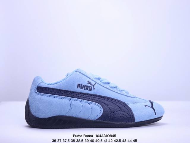 Puma Roma M Motorsport 彪马罗马阿莫尔系列低帮复古运动休闲赛车跑鞋 列 黑色 全球知名运动品牌PUMA宝马赛车系列，融合了宝马车队的标志性