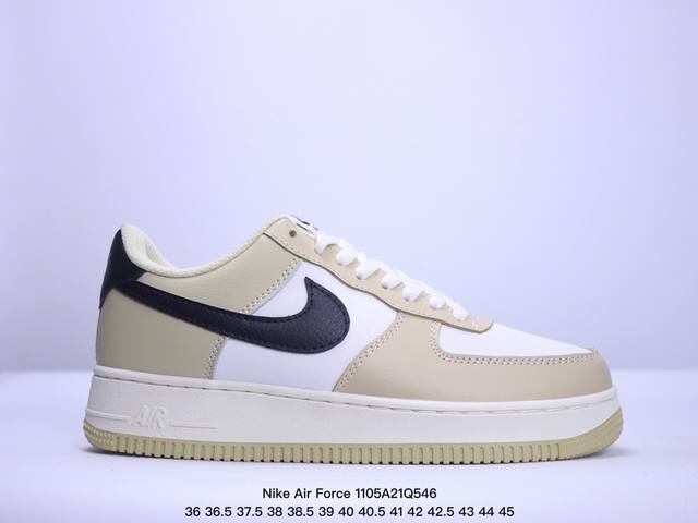 真标耐克Nike Air Force 1 Low 空军一号 低帮百搭休闲运动板鞋。柔软、弹性十足的缓震性能和出色的中底设计，横跨复古与现代的外型结合，造就出风靡